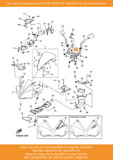 YAMAHA Stay 1, 4C8-28356-00 OEM YZF-R1