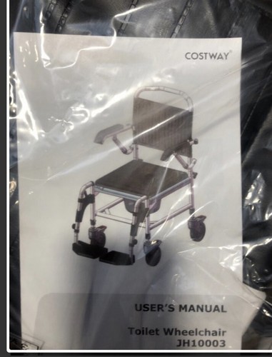 Costway bedside commode - 4-in-1,