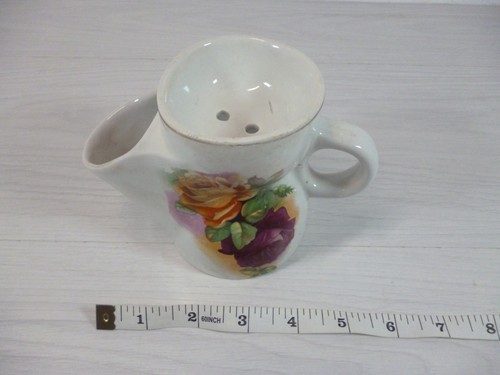 Vintage floral shaving mug - vintage,