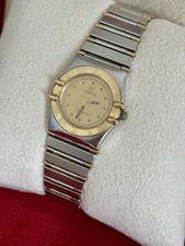 Omega Constellation Manhattan Ladies 23mm Watch Steel & 18ct Gold, Ref 795.1080