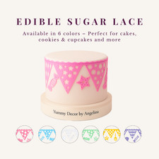 Edible Lace Strip with 5 toys