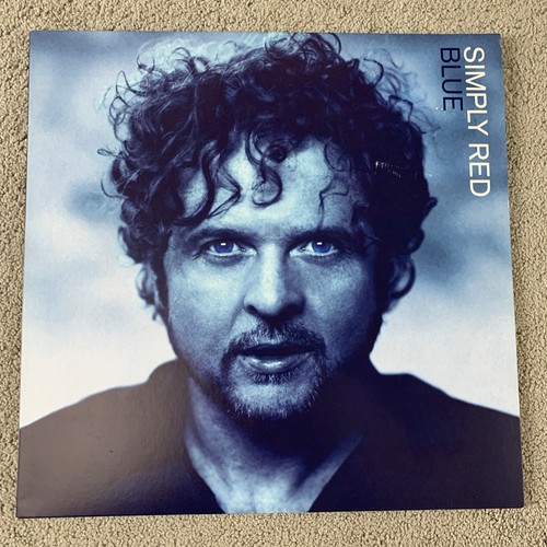 Simply red blue vinyl record - -,