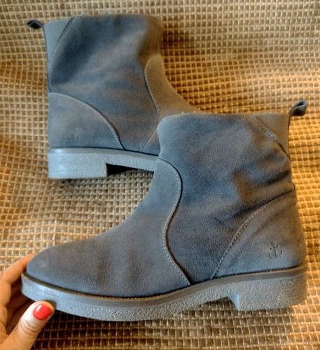 Seasalt boots grey suede - grey,