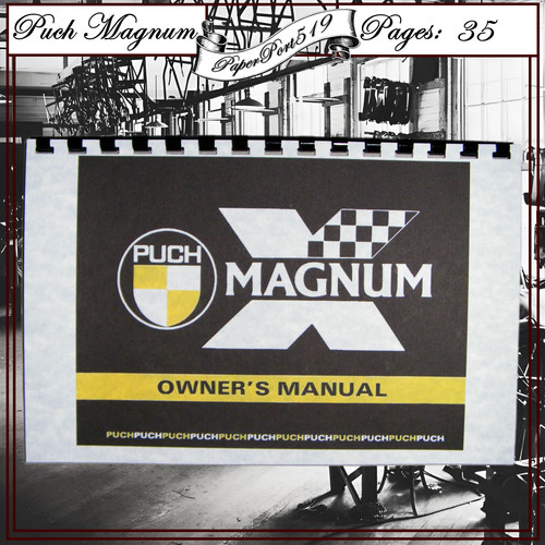 Puch magnum owners - owners, manual