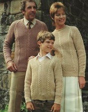 Ladies Mens Sweaters Knitting