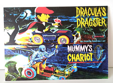 AURORA MODEL KITS DRACULA`S DRAGSTER & THE MUMMY`S CHARIOT FANTASY SHOP DISPLAY 