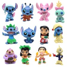 12pcs Lilo & Stitch Jumba Pleakley Figure Model Toy Disney Cute Doll Kids Gift