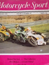 Motorcycle Sport 04/78 Morini