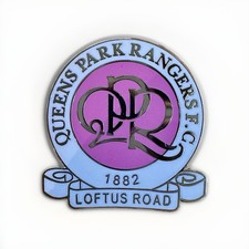 Queens Park Rangers QPR Loftus Road Pink Crest Pin Badge – 1882 Football Club