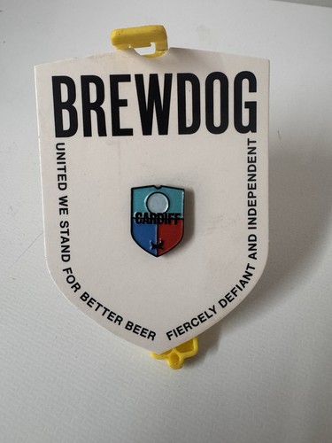 Brewdog cardiff pin - cardiff, badge