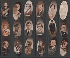 CIGARETTE CARDS Carreras 1935 Popular Personalities - complete set of 72