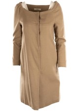 PRADA BEIGE CAMEL COAT IT 38