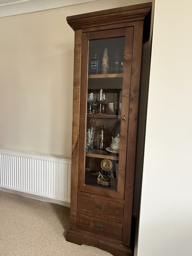 Solid wood tall display - wood,