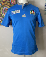 Italy Rugby Shirt Adidas Blue