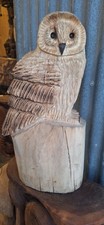 Chainsaw Carving owl Wood Home
