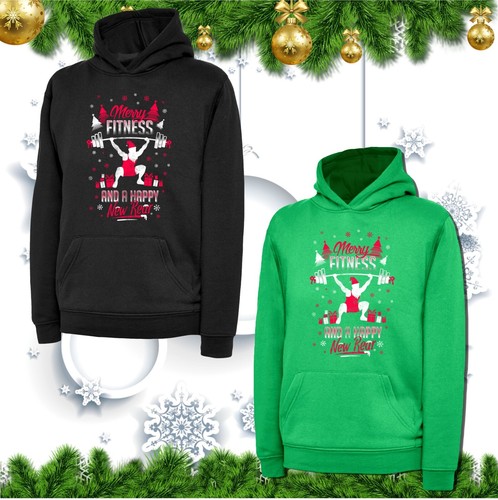 Merry fitness and happy new - happy,