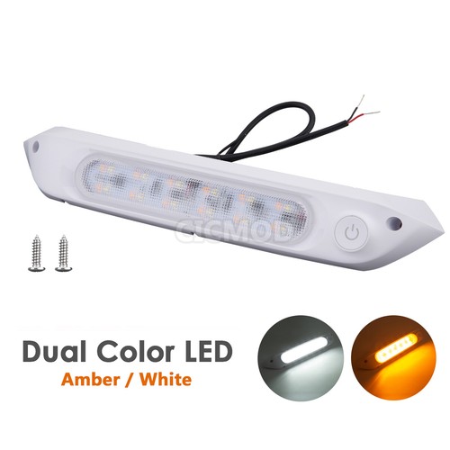 287mm dual led awning light - led,