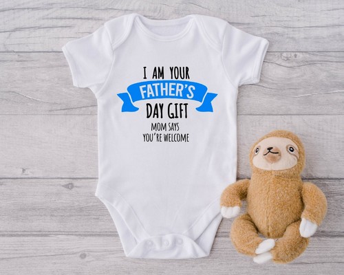 Funny fathers day babygrow - funny,