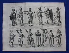 Original antique print west - original,