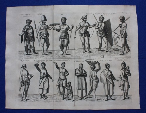 Original antique print - , west