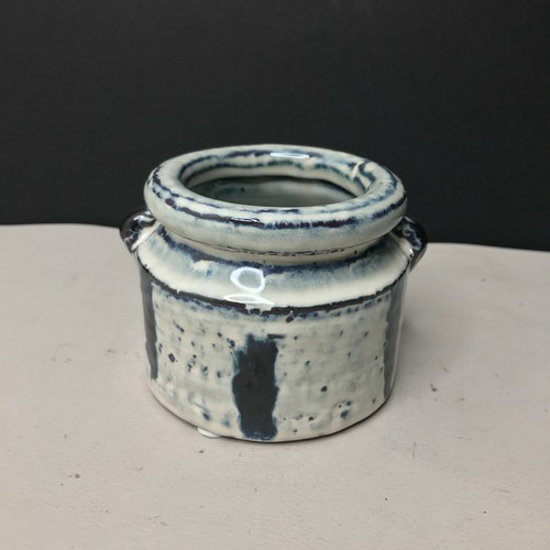 Zebra jar glazed - jar, ceramic