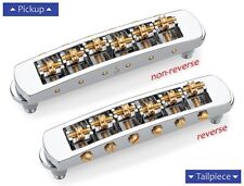 Schaller STM Tunamatic Roller Bridge Reverse Chrome M5 (Optional M8)