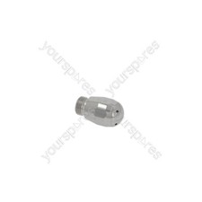 Stainless steel steam nozzle - stainless,