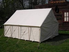 Military wall tent reenactment - military,