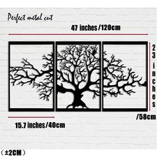 Large Metal Wall Art Tree Of