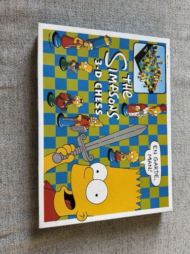 The simpsons chess - 3d,