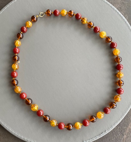 Vintage amber beaded - ?,