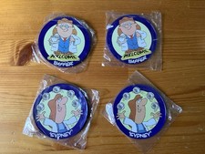 4 X Tetley Tea Coaster (Gaffer And Sydney)