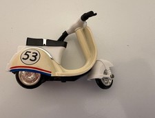 Three Wheeled Scooter. Die-cast/Plastic. Cream & White With Herbie’s No.53. B3