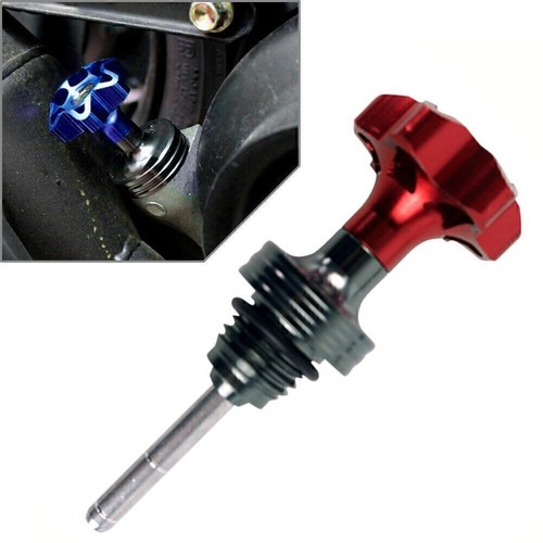 Red oil lever dip stick - red,