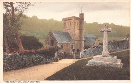 Postcard devon branscombe - -,
