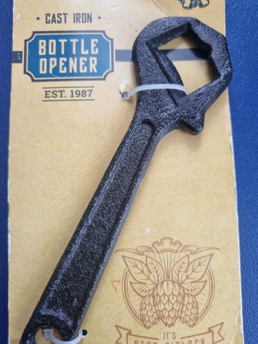 Cast iron bottle opener - cast,