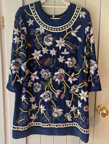 River island navy floral - river,