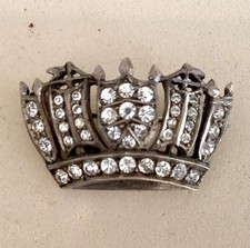 Vintage Royal Navy Crown Sweetheart Brooch
