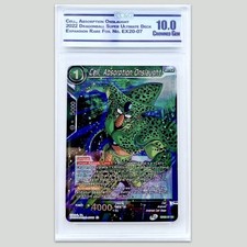 Dragon Ball Z Rare Foil Super Trading Card Game GRADED 10 Anime Manga SR TCG CCG