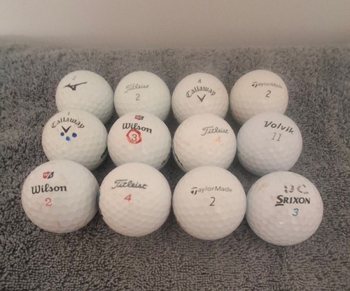 Mixed brand used golf balls - brand,