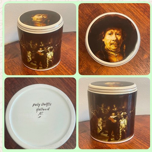 Vintage poly delfts rembrandt - vintage,