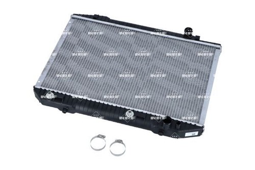 Engine cooling radiator with - engine,