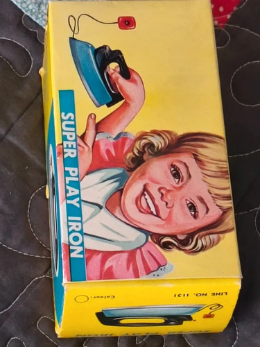 1960s boxed toy iron never - boxed,