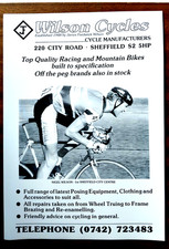 J.F.WILSON CYCLES BUSINESS