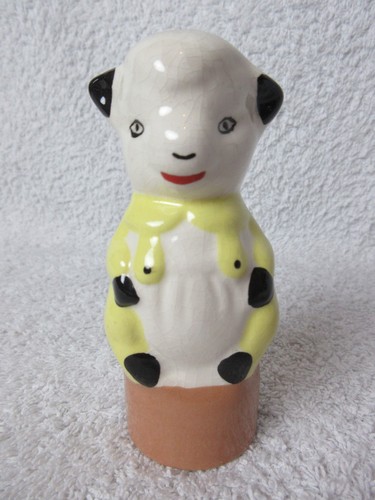 Vintage novelty ceramic sheep - ceramic,