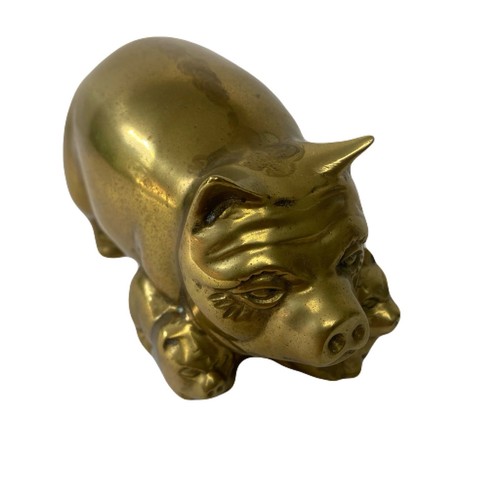 Vintage solid brass - vintage, w/
