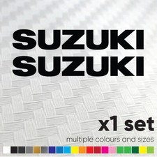 SUZUKI Decals / Stickers Motorbike Racing Motorcycle Tank Fairing 355mm LARGE