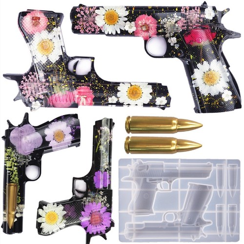 Silicone pistol bullets resin - bullets,