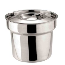 Round Pot & Lid 4ltr Stainless