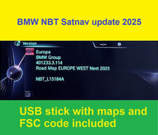 BMW F01 F06 F07 F10 F11 F13 F15 F20 F30 satnav navigation map update nbt 2025